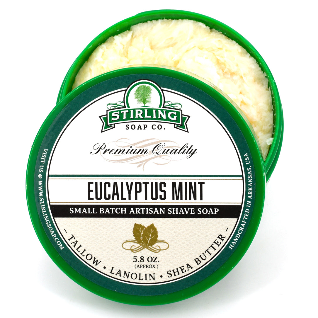 Eucalyptus Mint - Shave Soap – Stirling Soap Company