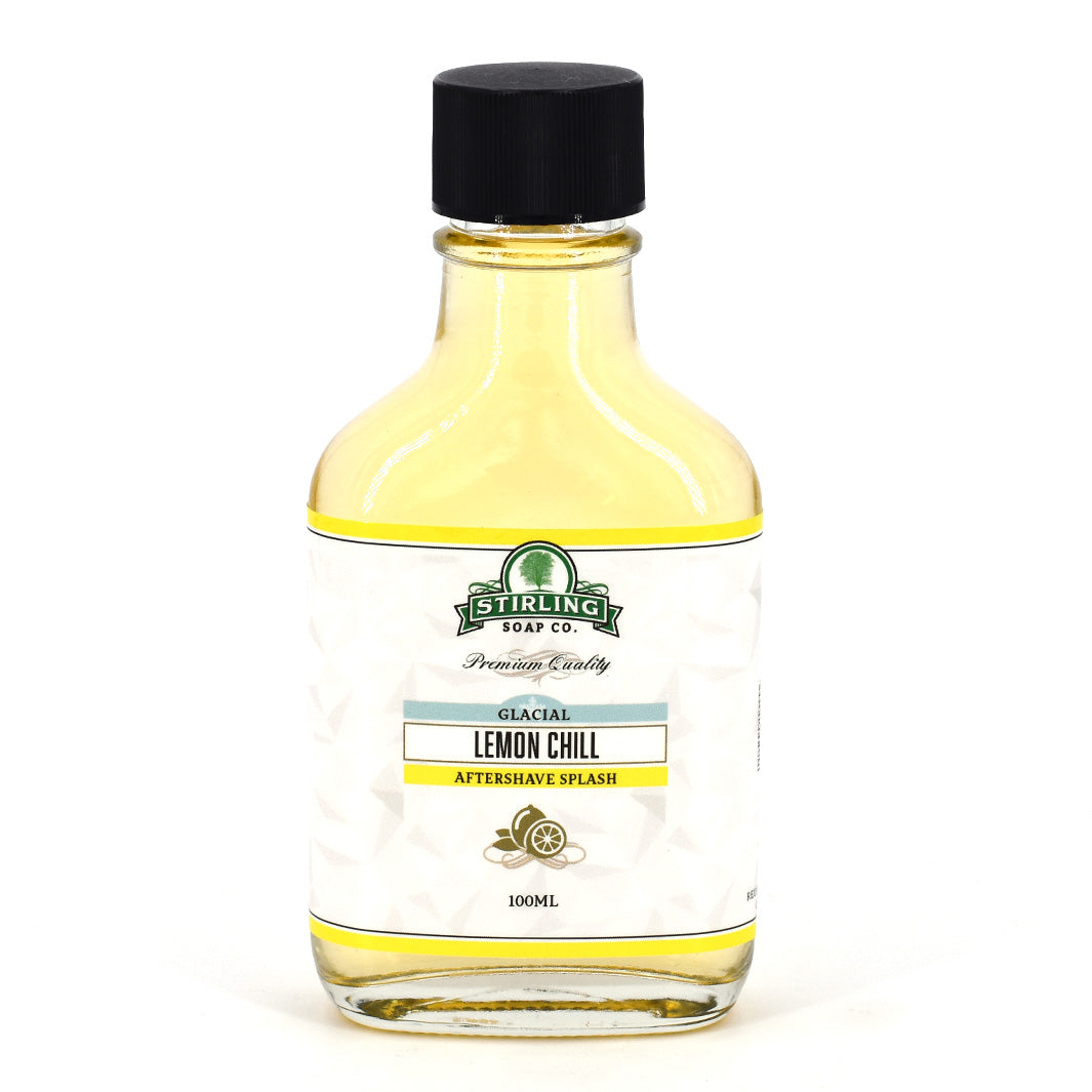 Glacial Lemon Chill - Aftershave Splash – Stirling Soap Company
