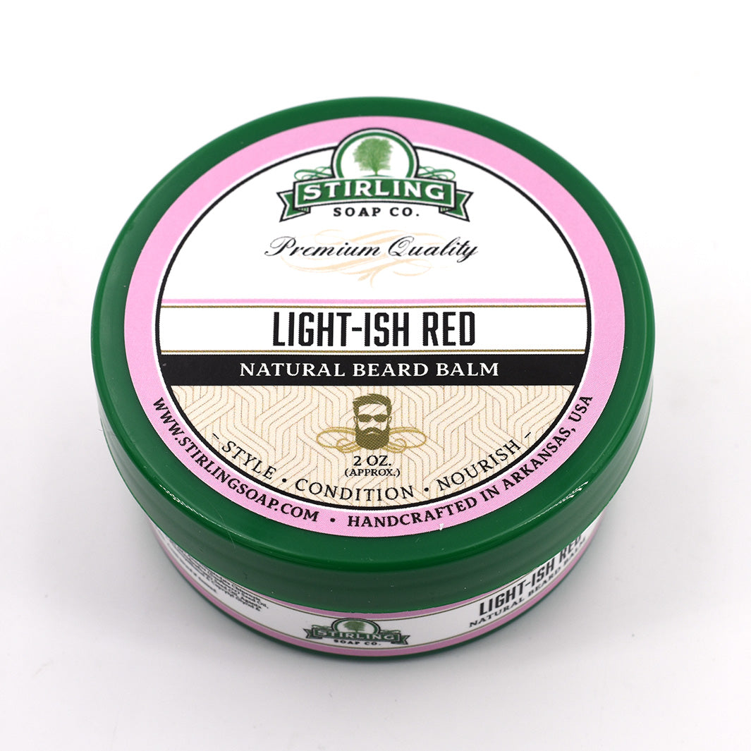 Lightish Red Beard Balm 2oz Stirling Soap Company