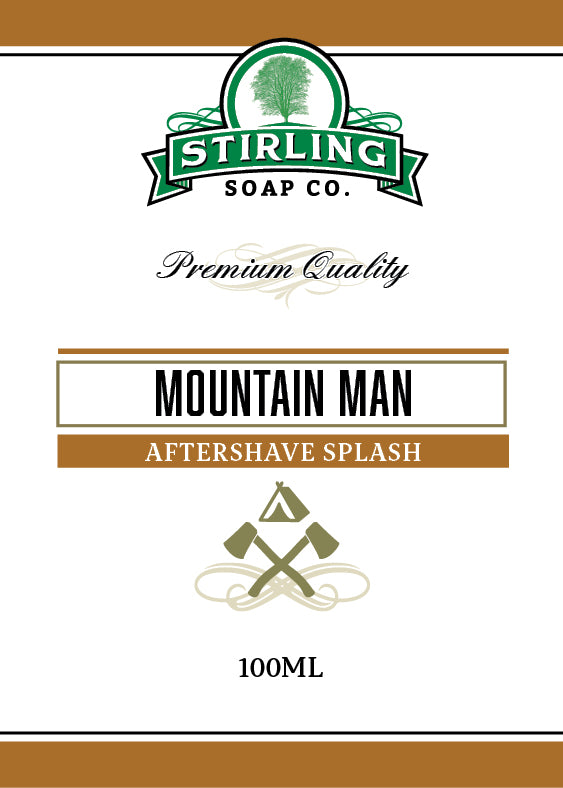 Mountain Man - Aftershave Splash – Stirling Soap Company