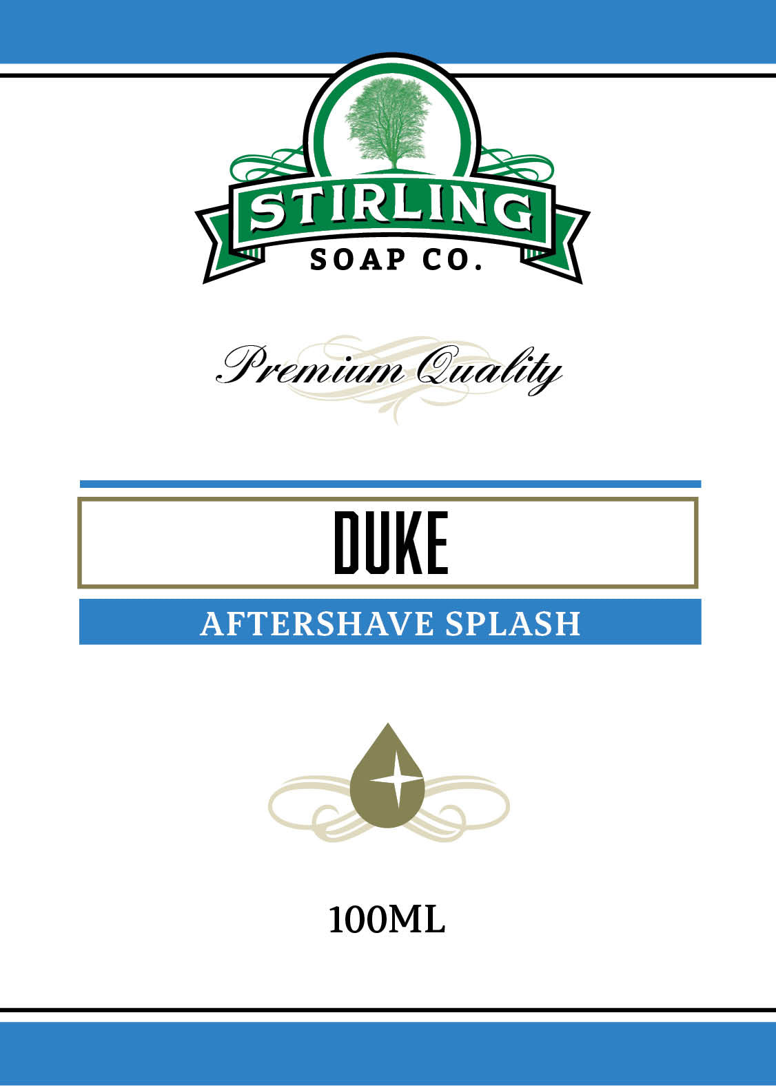 Duke Aftershave Splash Stirling Soap Company