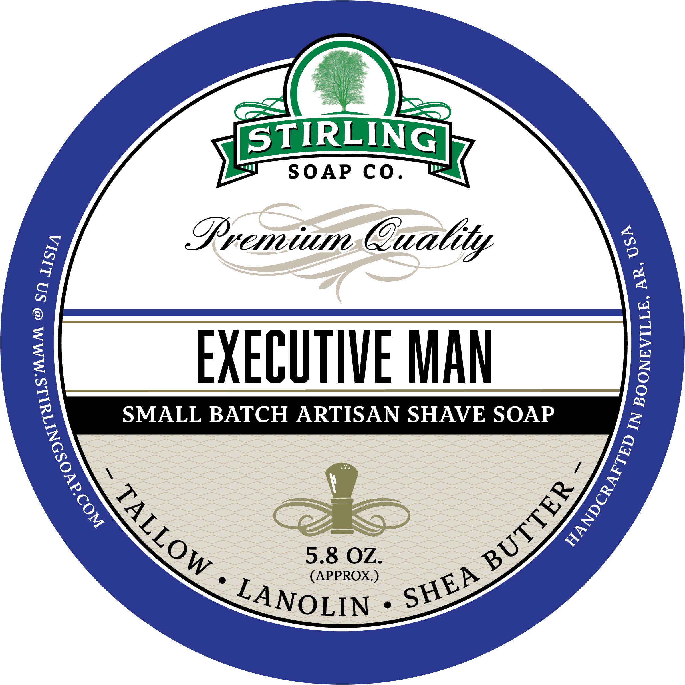 Executive Man - Shave Soap – Stirling Soap Company