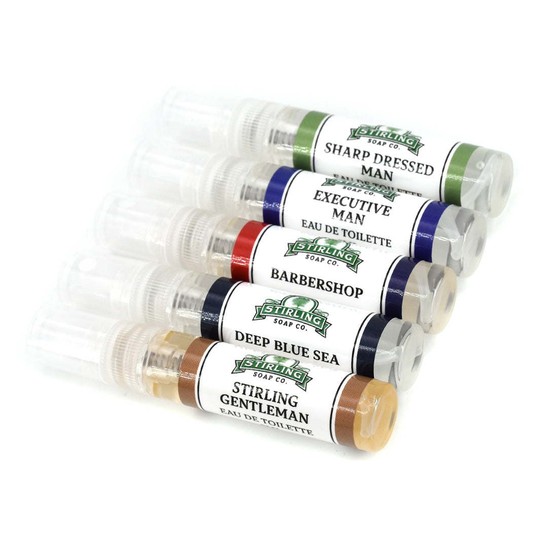 Eau de Toilette (Cologne) Sample Pack of 5 (5ml Bottles)