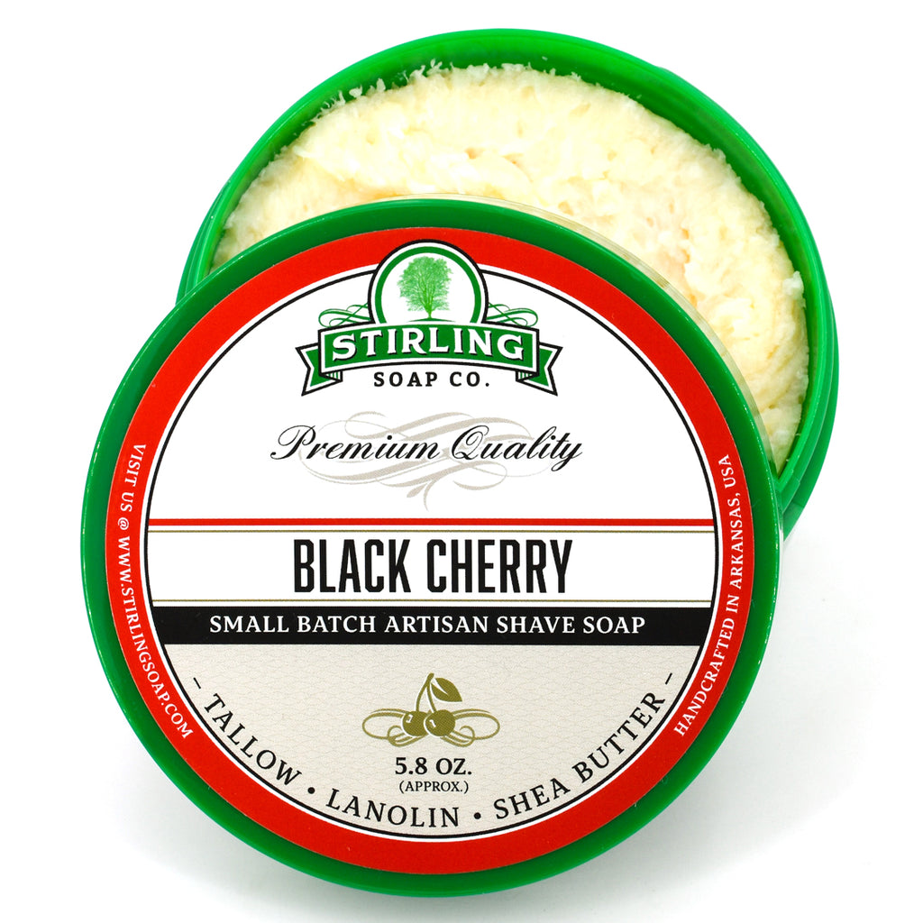 Black Cherry - Shave Soap – Stirling Soap Company