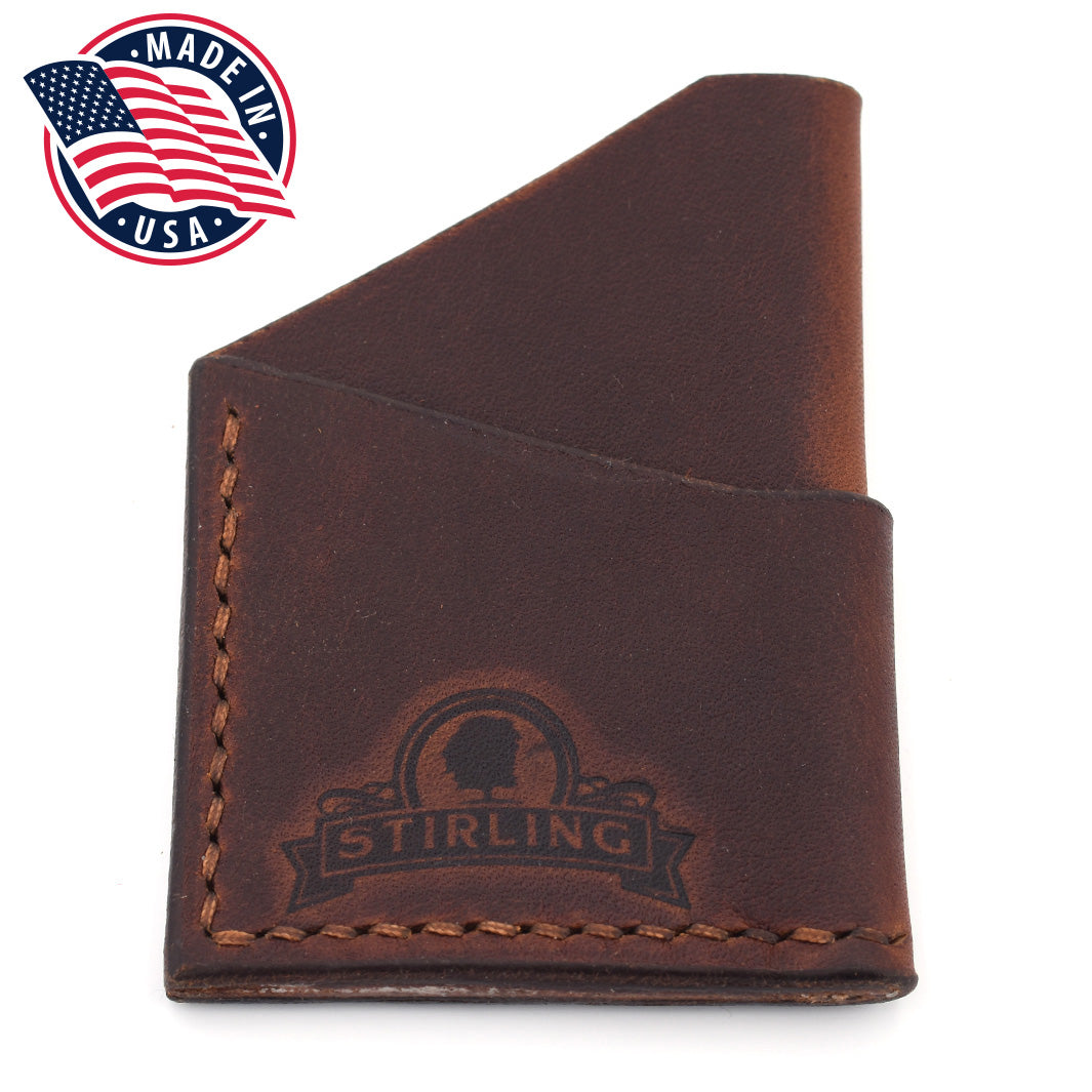 Card Wallet (Brown Threading)