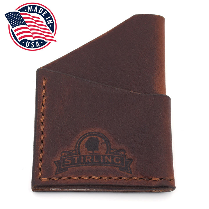 Card Wallet (Brown Threading)
