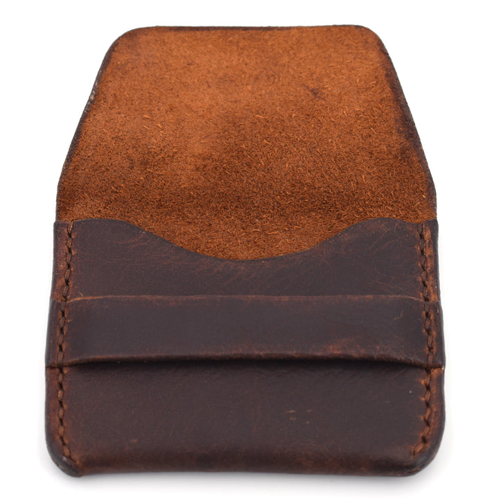 Flap Wallet (Brown Threading)