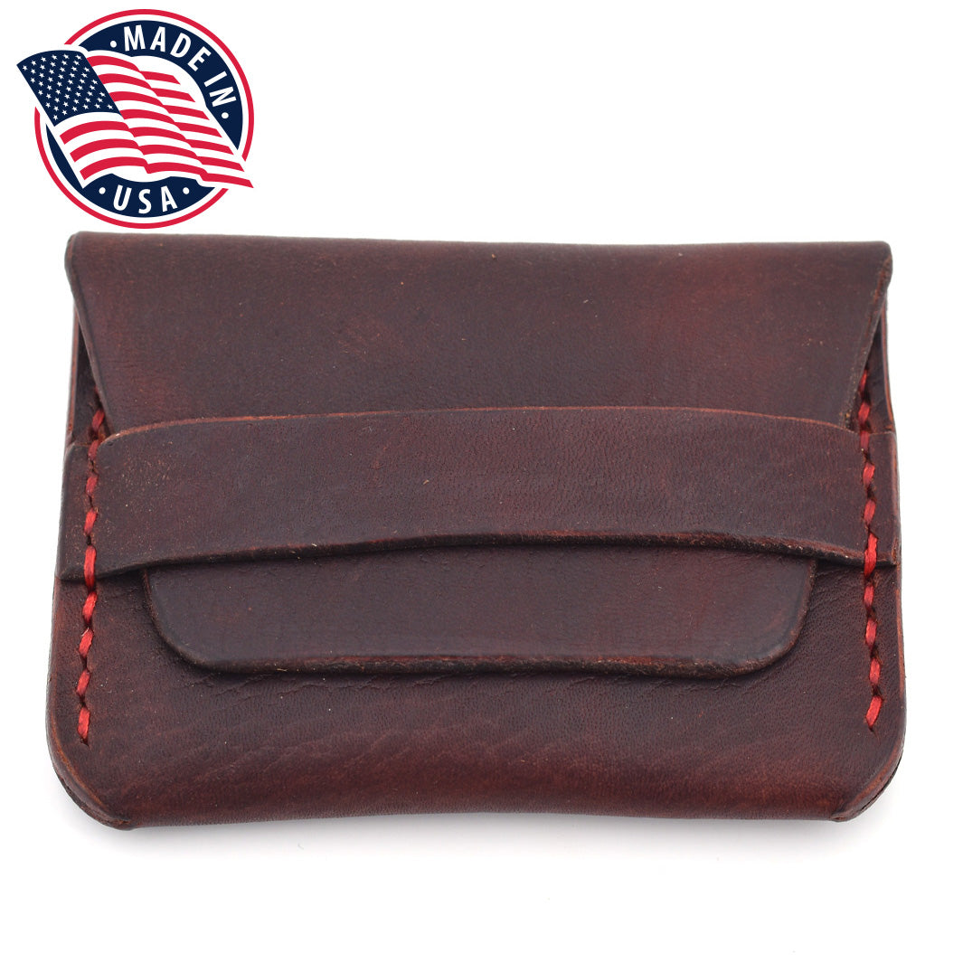 Flap Wallet (Red Threading)