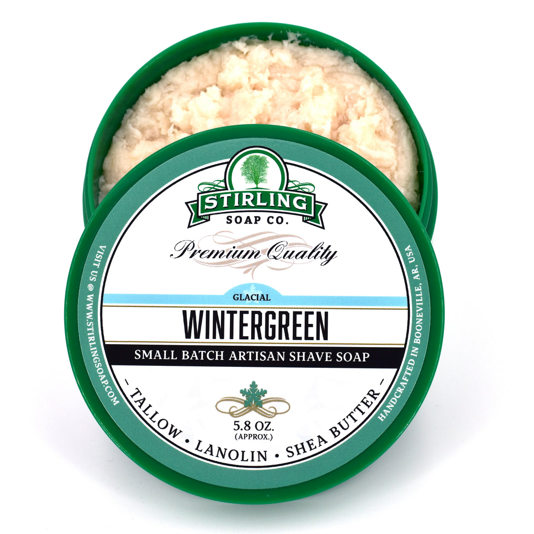 Glacial Wintergreen - Shave Soap