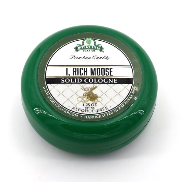 I, Rich Moose - Solid Cologne Jar – Stirling Soap Company