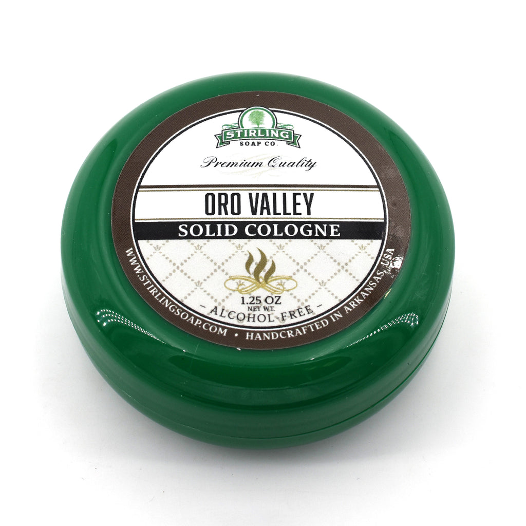 Oro Valley - Solid Cologne Jar – Stirling Soap Company