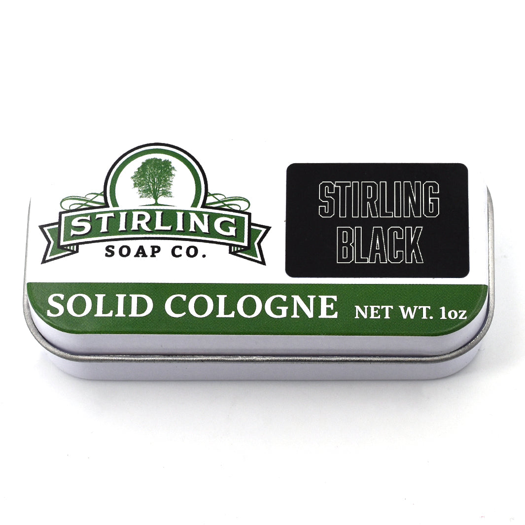 Stirling Black - Solid Cologne Tin
