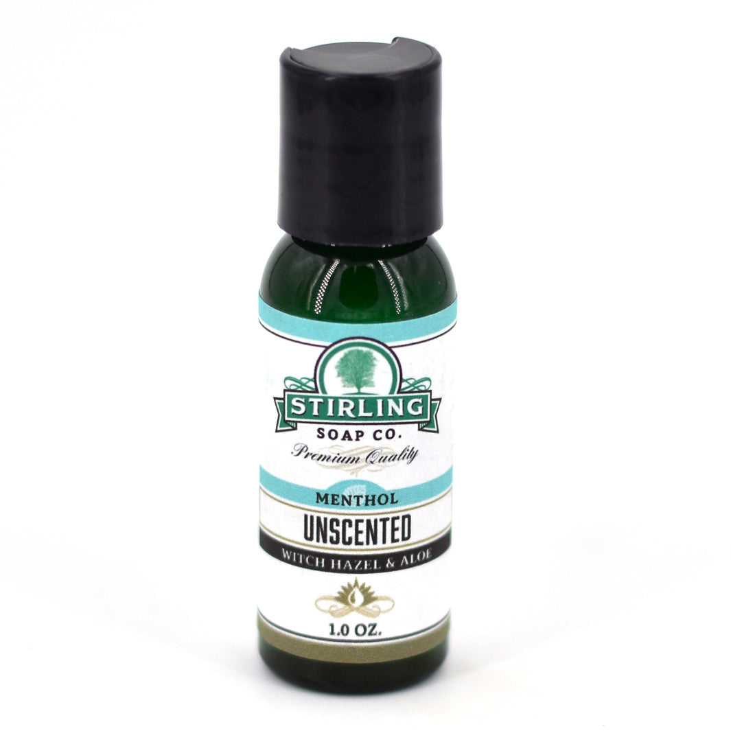 Unscented with Menthol Witch Hazel & Aloe