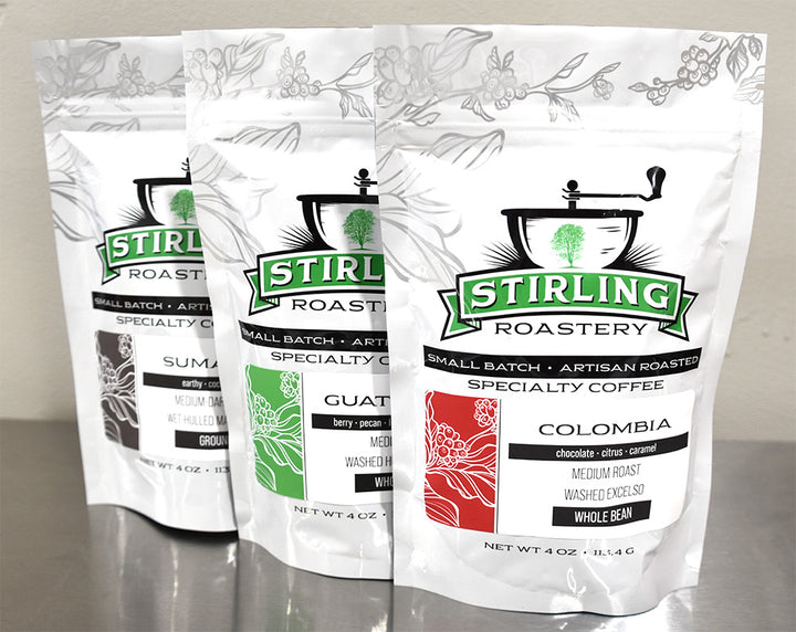 4oz Sample Bags of Coffee (3-Pack)