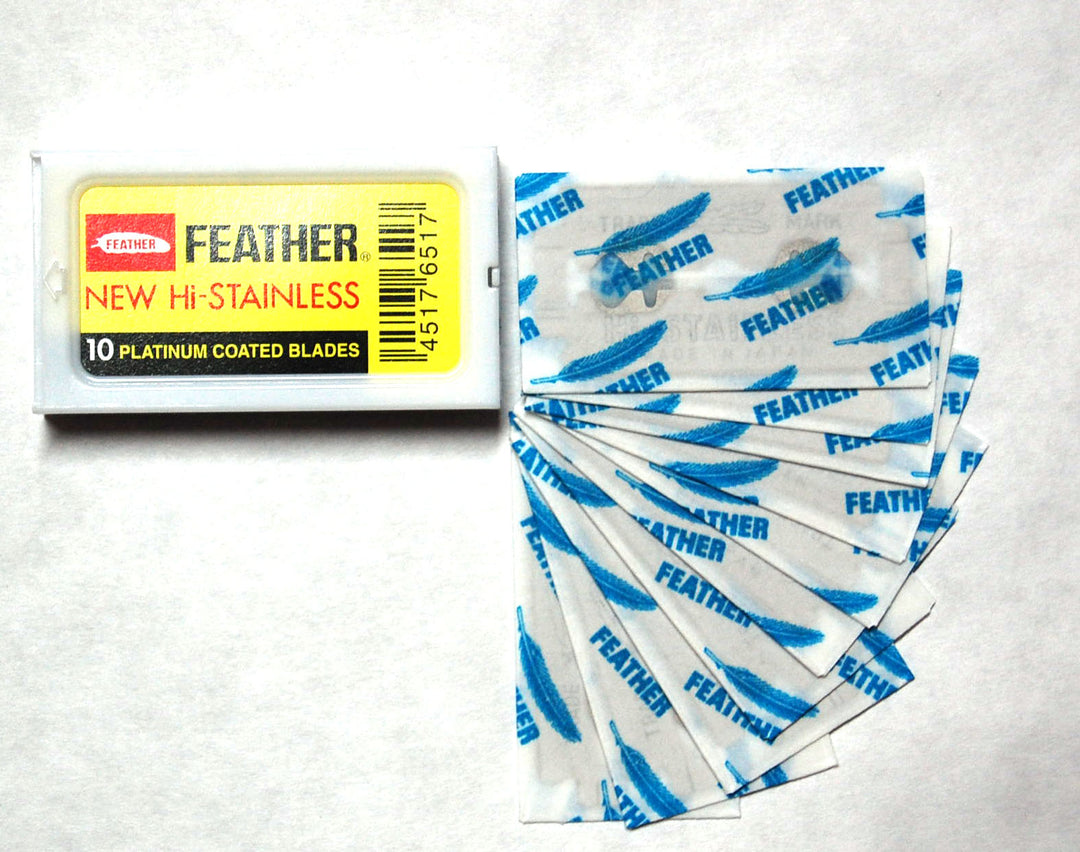 Feather Razor Blades (1 Pack of 10 Blades)