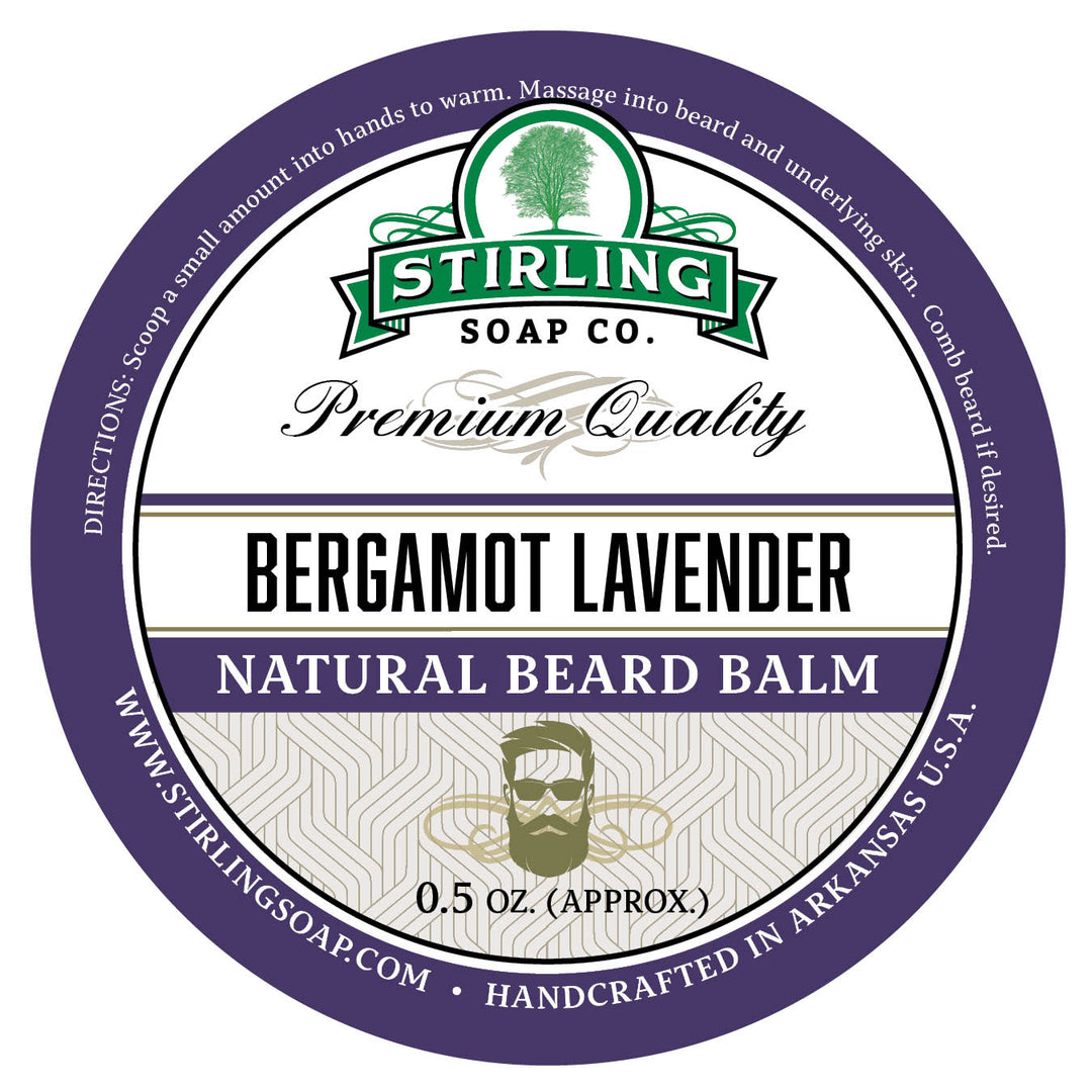 Bergamot Lavender Beard Balm - 1/2oz