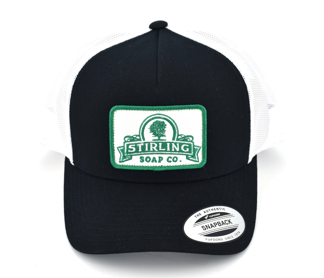 Yupoong Classics Trucker Snapback Hat - Black/White