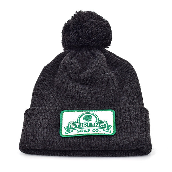 Pom Pom Beanie - Charcoal