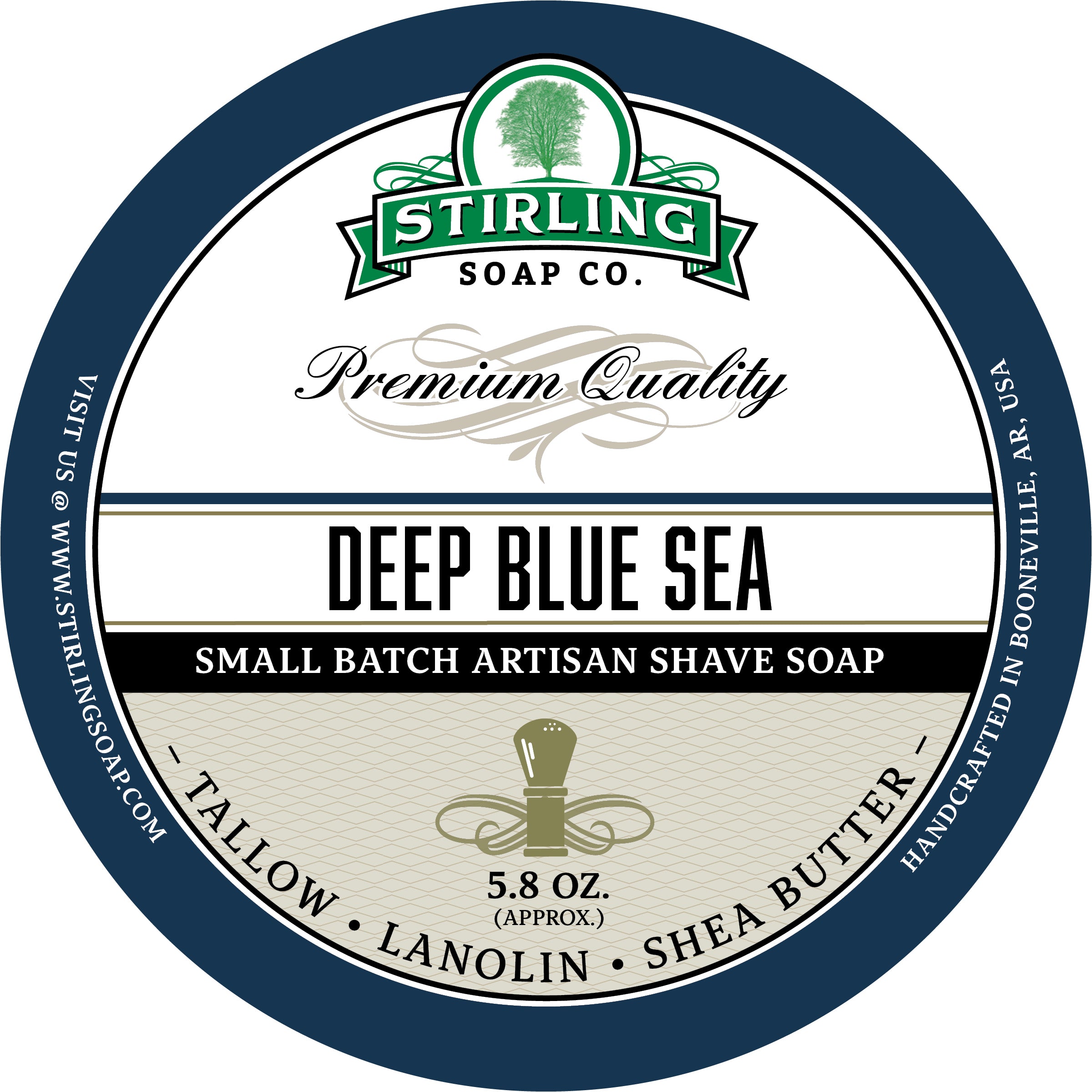 Deep Blue Sea - Shave Soap – Stirling Soap Company