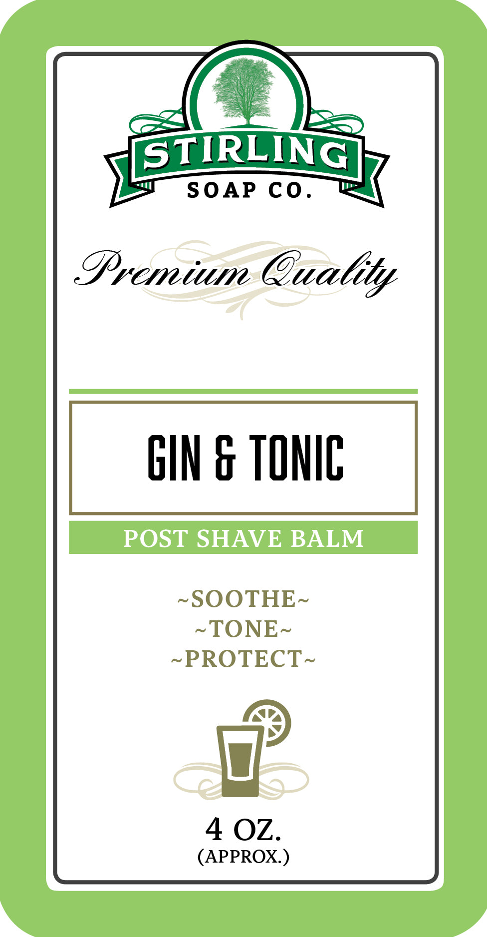 Gin & Tonic - Post Shave Balm