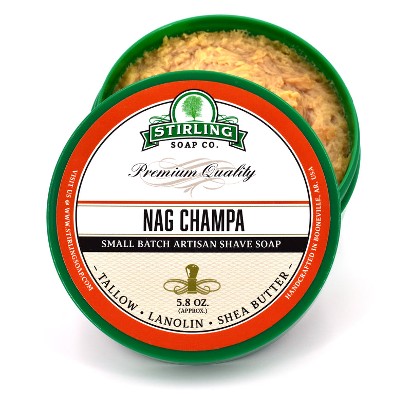 Nag Champa - Shave Soap – Stirling Soap Company