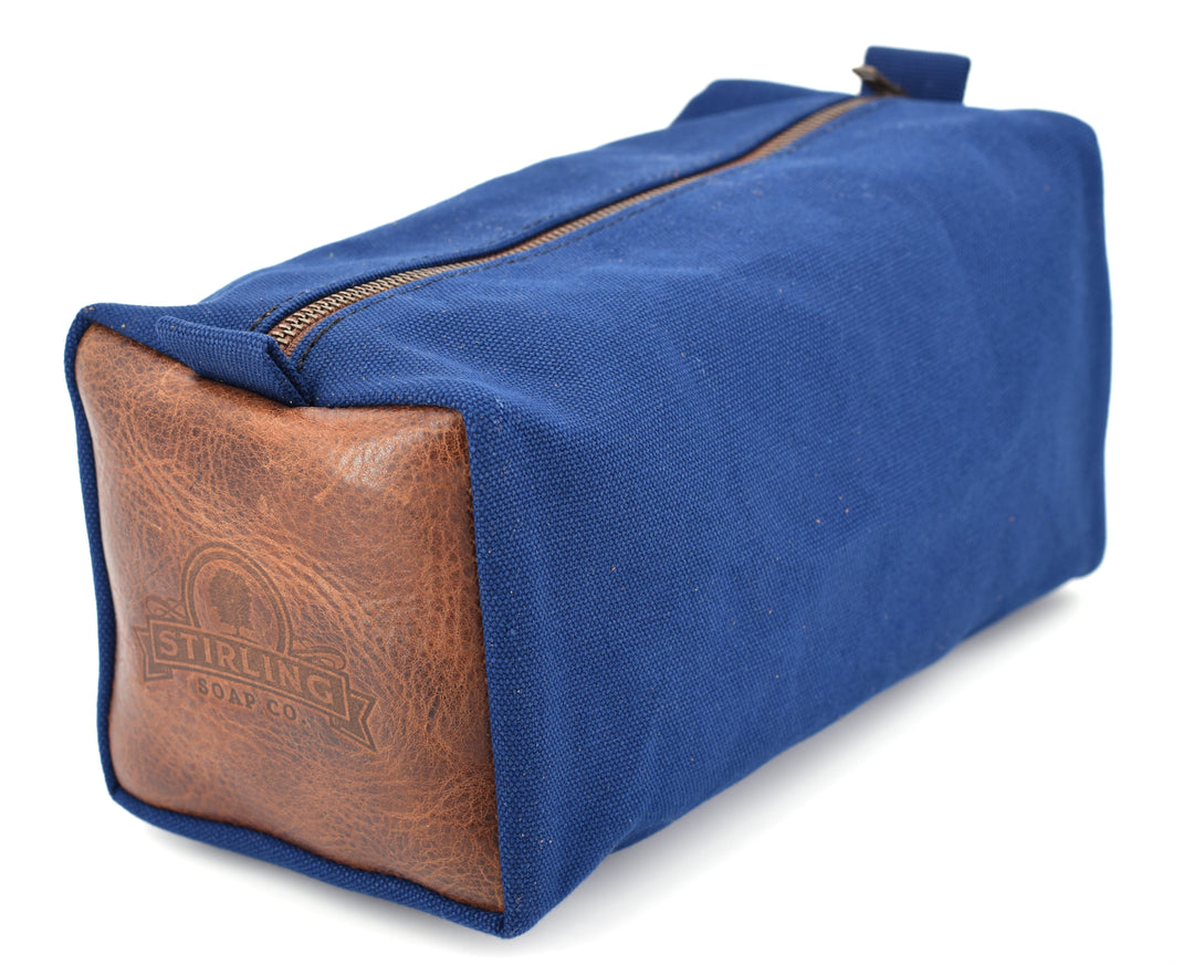 Water-Resistant Canvas/Premium Leather - Dopp Kit