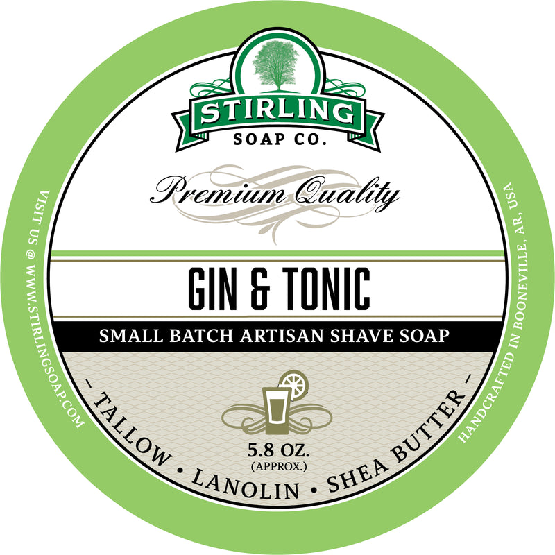 Gin & Tonic - Shave Soap