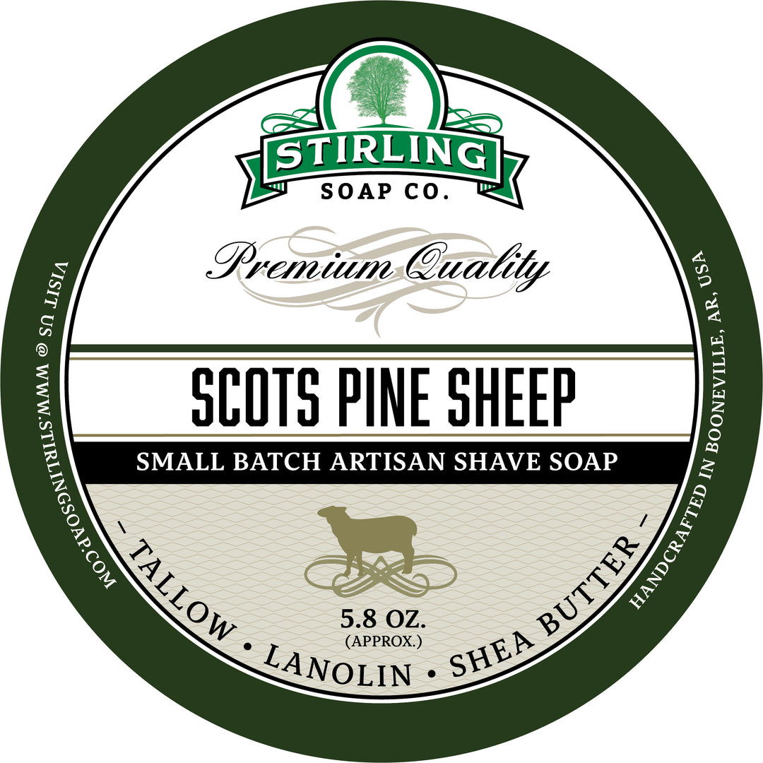 Scots Pine Sheep - Shave Soap