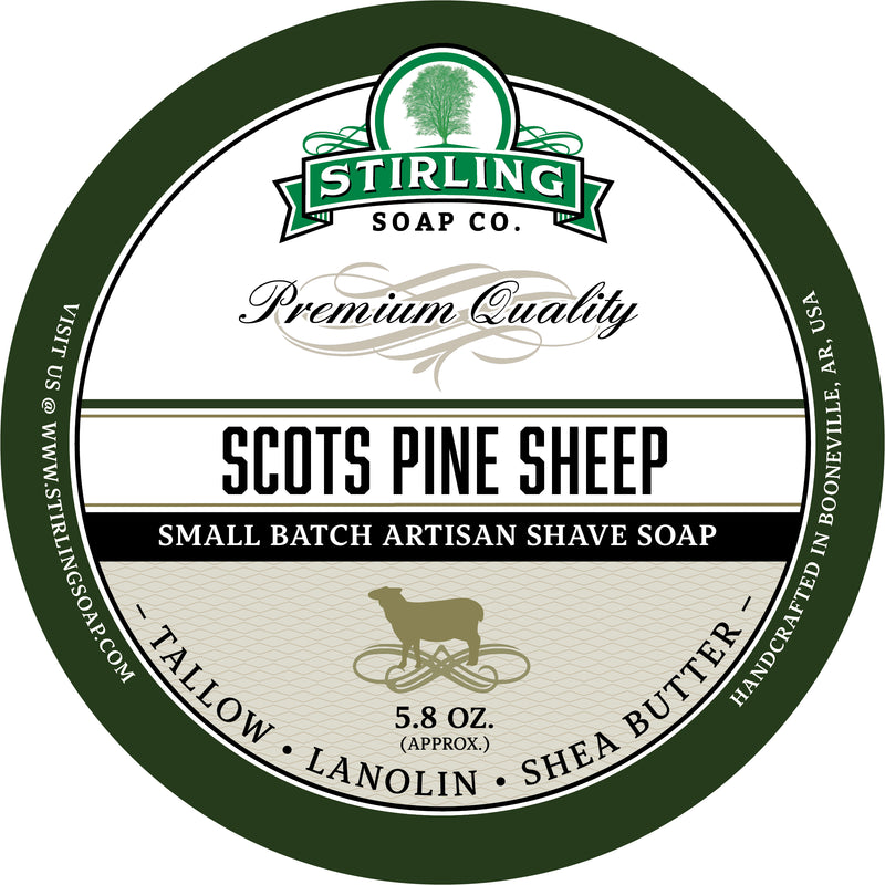 Scots Pine Sheep - Shave Soap