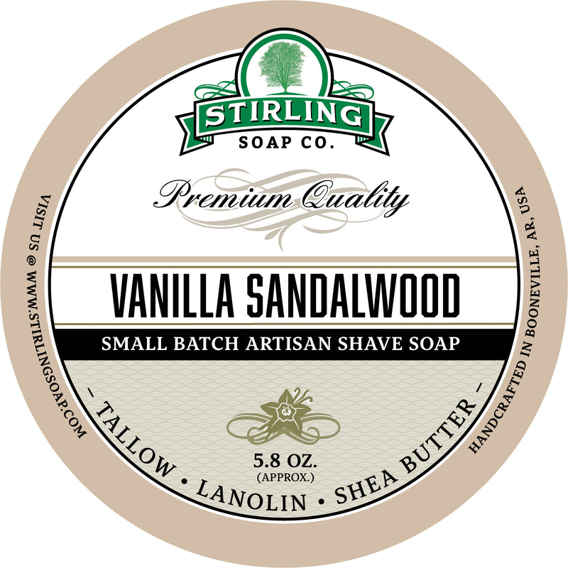 Vanilla Sandalwood - Shave Soap